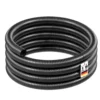 Wiltec Teichschlauch 5m Spiralschlauch 38mm (1 1/2") schwarz, lichtundurchlässig, extrem biegsam Saugschlauch Druckschlauch