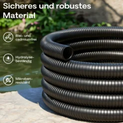 Wiltec Teichschlauch 25m Spiralschlauch 38mm (1 1/2