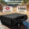Wiltec TSA Schloss für Koffer 2er Set, Zahlenschloss 3-stellig, Schloss mit Zahlencode, Gepäckschloss für Reisen, robustes Kofferschloss für Gepäck, Vorhängeschloss aus widerstandsfähigem Material