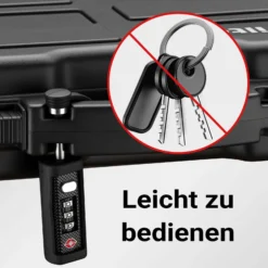 Wiltec TSA Schloss für Koffer 4er Set, Zahlenschloss 3-stellig, Schloss mit Zahlencode, Gepäckschloss für Reisen, robustes Kofferschloss für Gepäck, Vorhängeschloss aus widerstandsfähigem Material