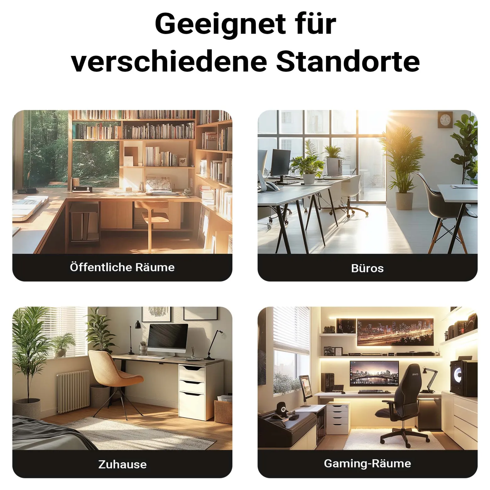 Wiltec Untertisch PC-Halterung Stufenlos Verstellbar 360° Schwenkbar für Computer-Gehäuse bis 10kg