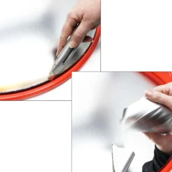Wiltec Verkehrsspiegel 60 cm konvex mit Schutzhaube, runder Sicherheitsspiegel mit 160° Sichtfeld, Konvexspiegel aus Polycarbonat, Überwachungsspiegel für Ausfahrten inkl. Montagematerial
