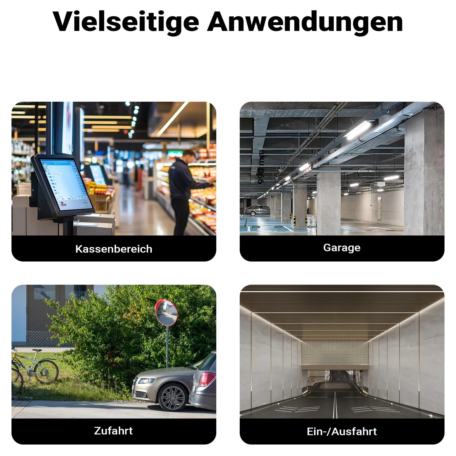 Wiltec Verkehrsspiegel 45 cm konvex mit Schutzhaube, runder Sicherheitsspiegel mit 160-160° Sichtfeld, Konvexspiegel aus Polycarbonat, Überwachungsspiegel für Ausfahrten inkl. Montagematerial