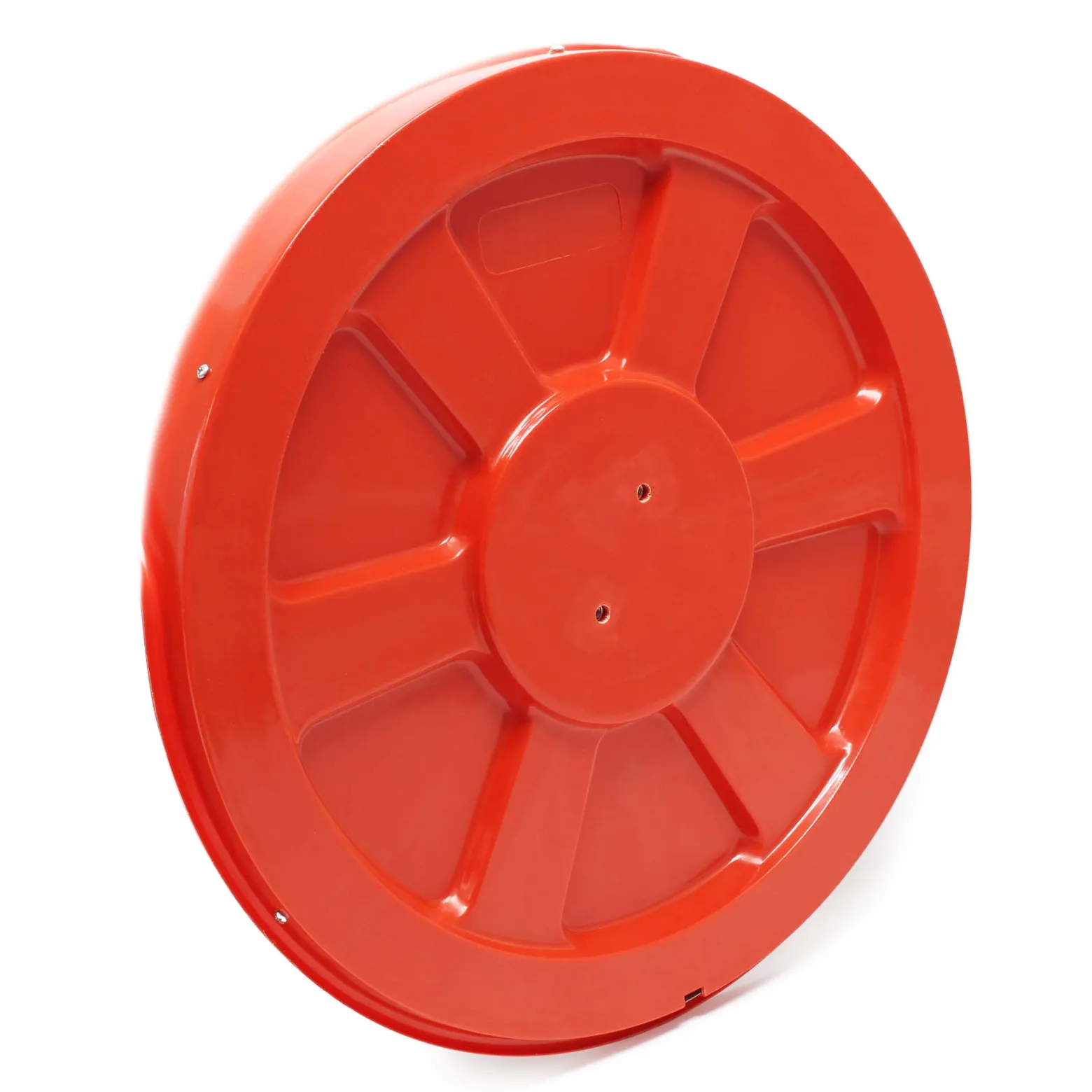 Wiltec Verkehrsspiegel 45 cm konvex, runder Sicherheitsspiegel mit 160-160° Sichtfeld, Konvexspiegel aus Polycarbonat, Überwachungsspiegel für Ausfahrten inkl. Montagematerial