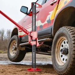 Wiltec 36‘‘ Wagenheber bis 3000 kg und max. 76 cm Hubhöhe, Offroad Farm Jack, Stockwinde für Geländewagen, SUV und ATV, Allzweckheber aus Stahl