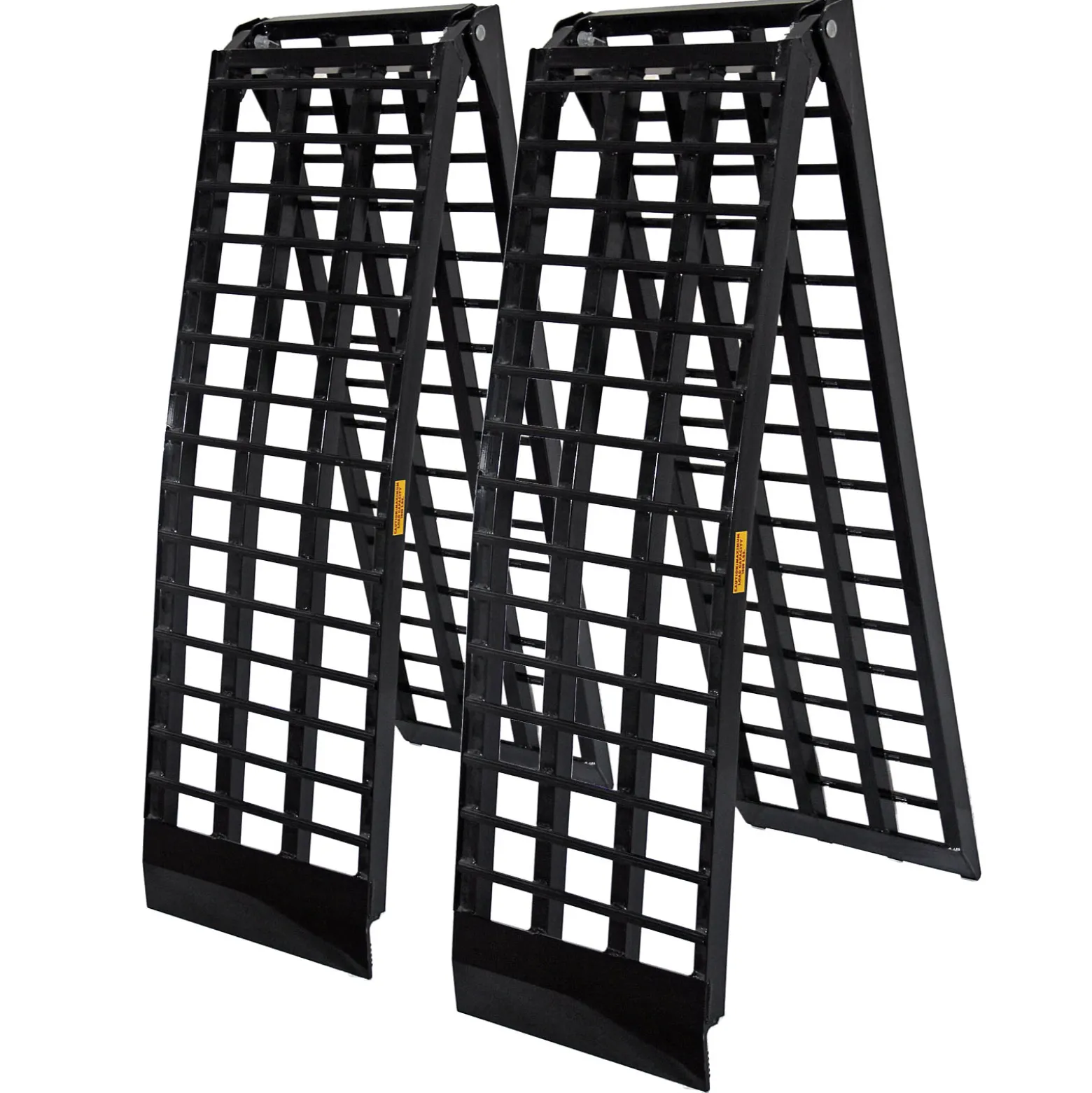 Wiltec 2x Auffahrrampe 274 cm 680 kg für Quad ATV Motorrad, Aluminium Auffahrschiene faltbar, Verladerampe rutschsicher