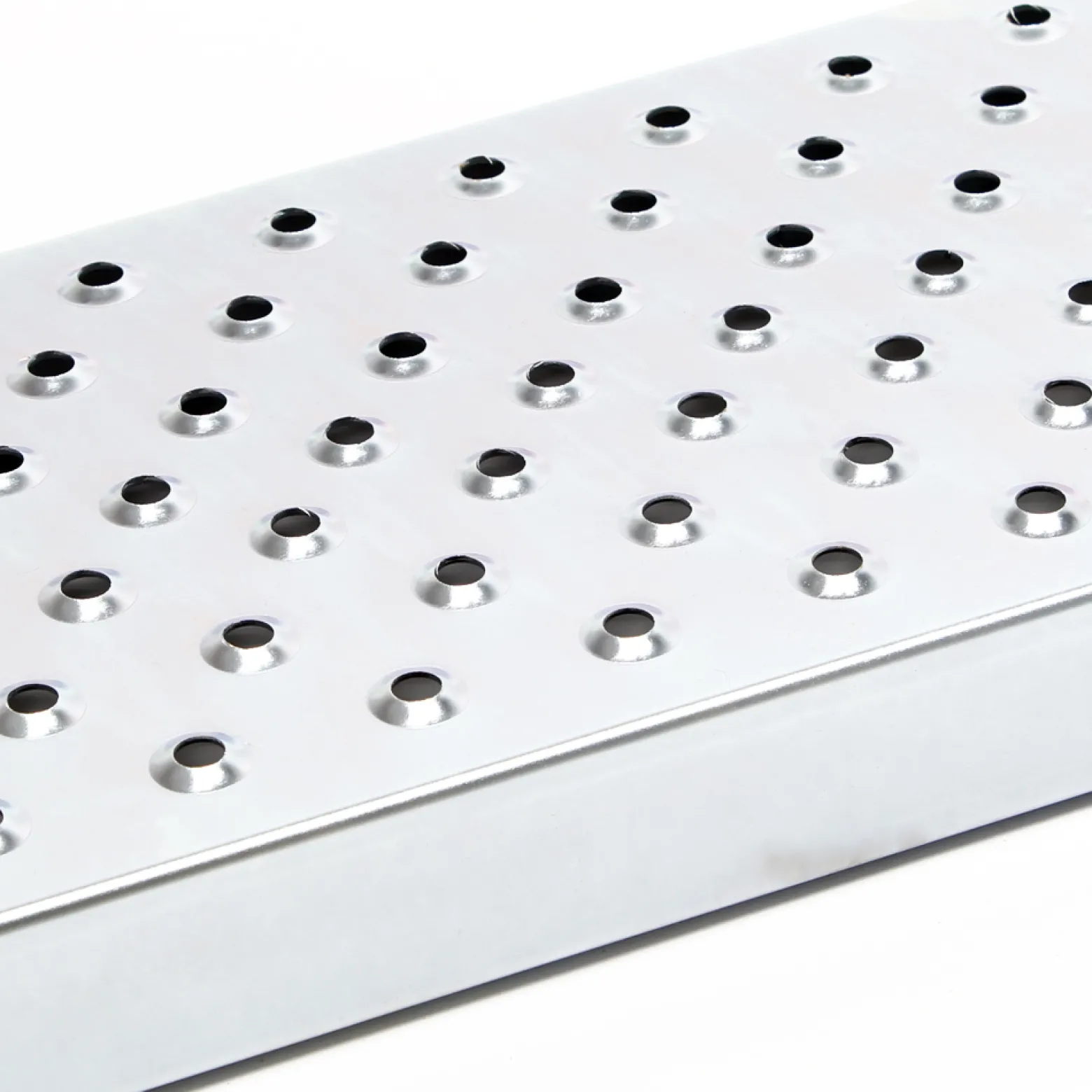 Wiltec 2x Auffahrrampe 160x22,5 cm 400 kg für Motorrad ATV Quad, Auffahrschiene verzinkter Stahl, Verladerampe rutschsicher, gestanzte Löcher