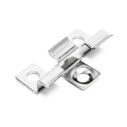 Wiltec 50x Edelstahl Clips 8mm Terrassendielen Montage, für 8mm Seitennut, Befestigungsklammer aus Edelstahl