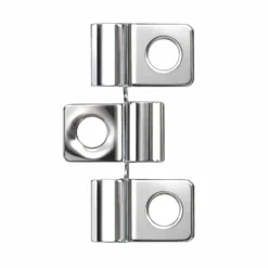 Wiltec 50x Edelstahl Clips 6mm Terrassendielen Montage, für 6mm Seitennut, Befestigungsklammer aus Edelstahl