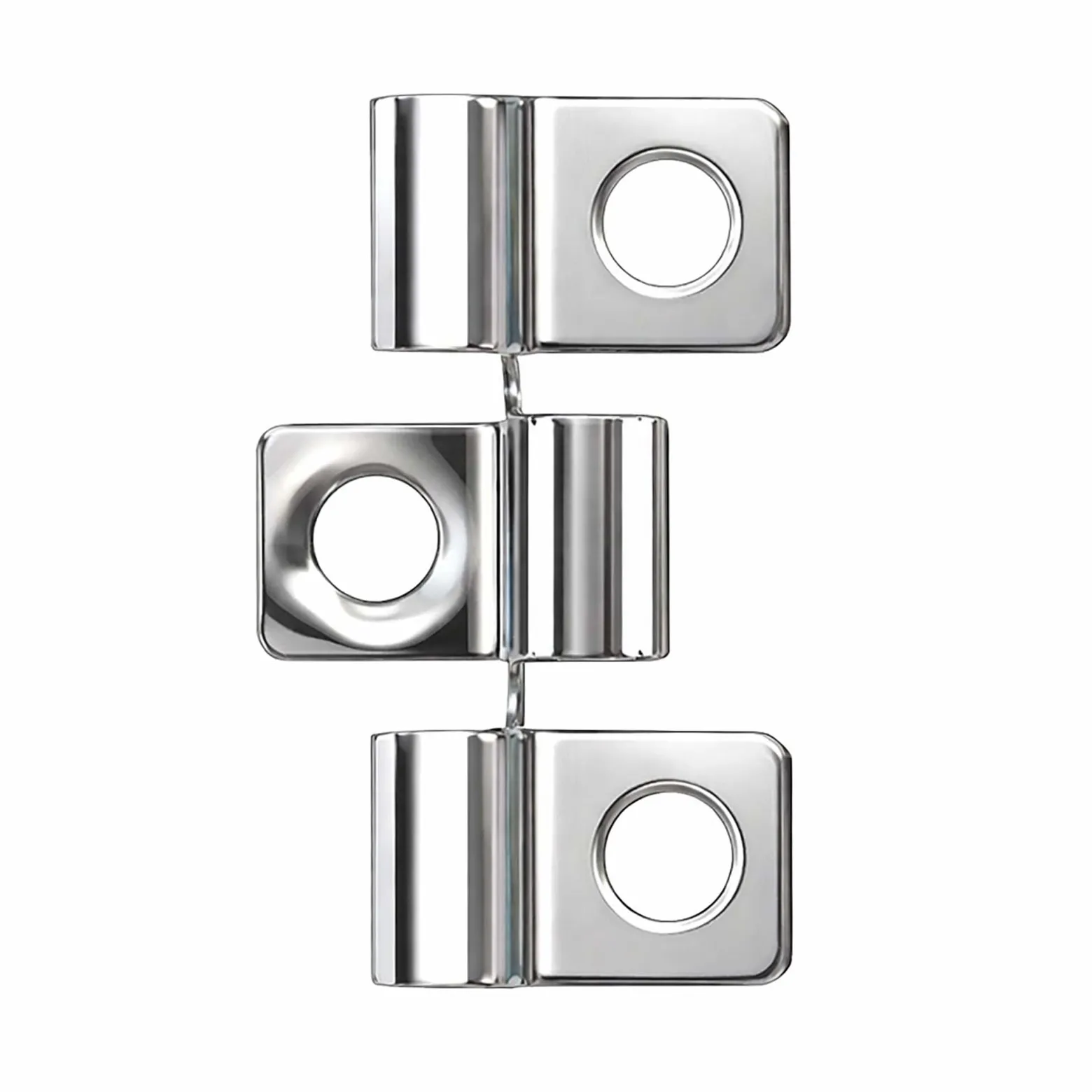 Wiltec 50x Edelstahl Clips 6mm Terrassendielen Montage, für 6mm Seitennut, Befestigungsklammer aus Edelstahl