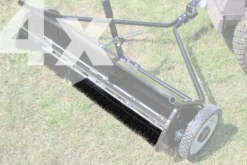 Wiltec 4x Ersatzbürste 50 cm für Rasenkehrmaschine für Aufsitzmäher, Bürstenkopf für Laubsammler 87 cm, Ersatzteil für Laubkehrmaschine