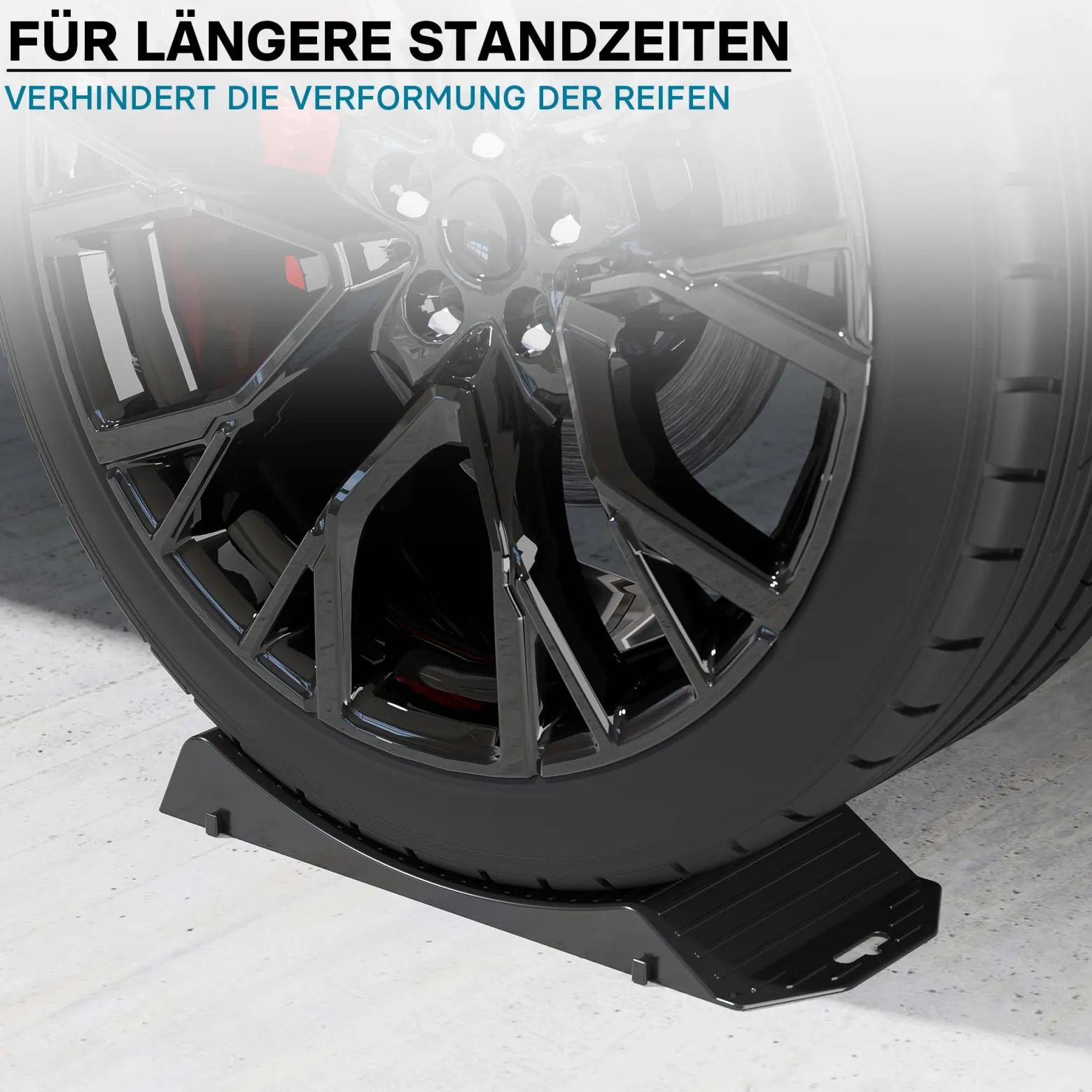 Wiltec XL Reifenschoner Set 2 Stück Reifenwiege zum Schutz vor Reifenschäden Reifenbett Auto verhindert die Verformung der Reifen Wohnwagen SUV Wohnmobil