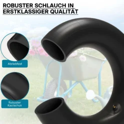 Wiltec 2x Luftschlauch Aufsitzmäher 18x8.50-8 Reifenschlauch Winkelventil Rasentraktor