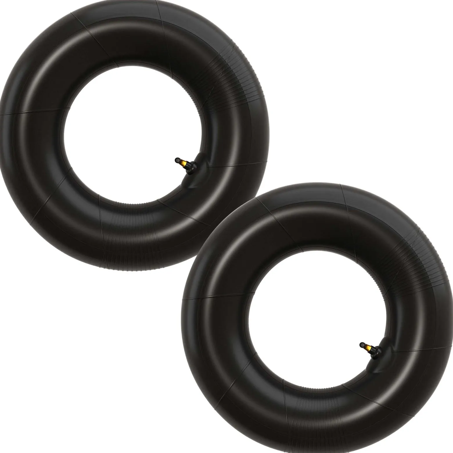 Wiltec 2x Luftschlauch Aufsitzmäher 18x8.50-8 Reifenschlauch Winkelventil Rasentraktor
