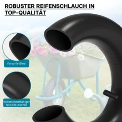 Wiltec 2x Luftschlauch Aufsitzmäher 11x3.50-4 Reifenschlauch Ventil gerade Rasentraktor