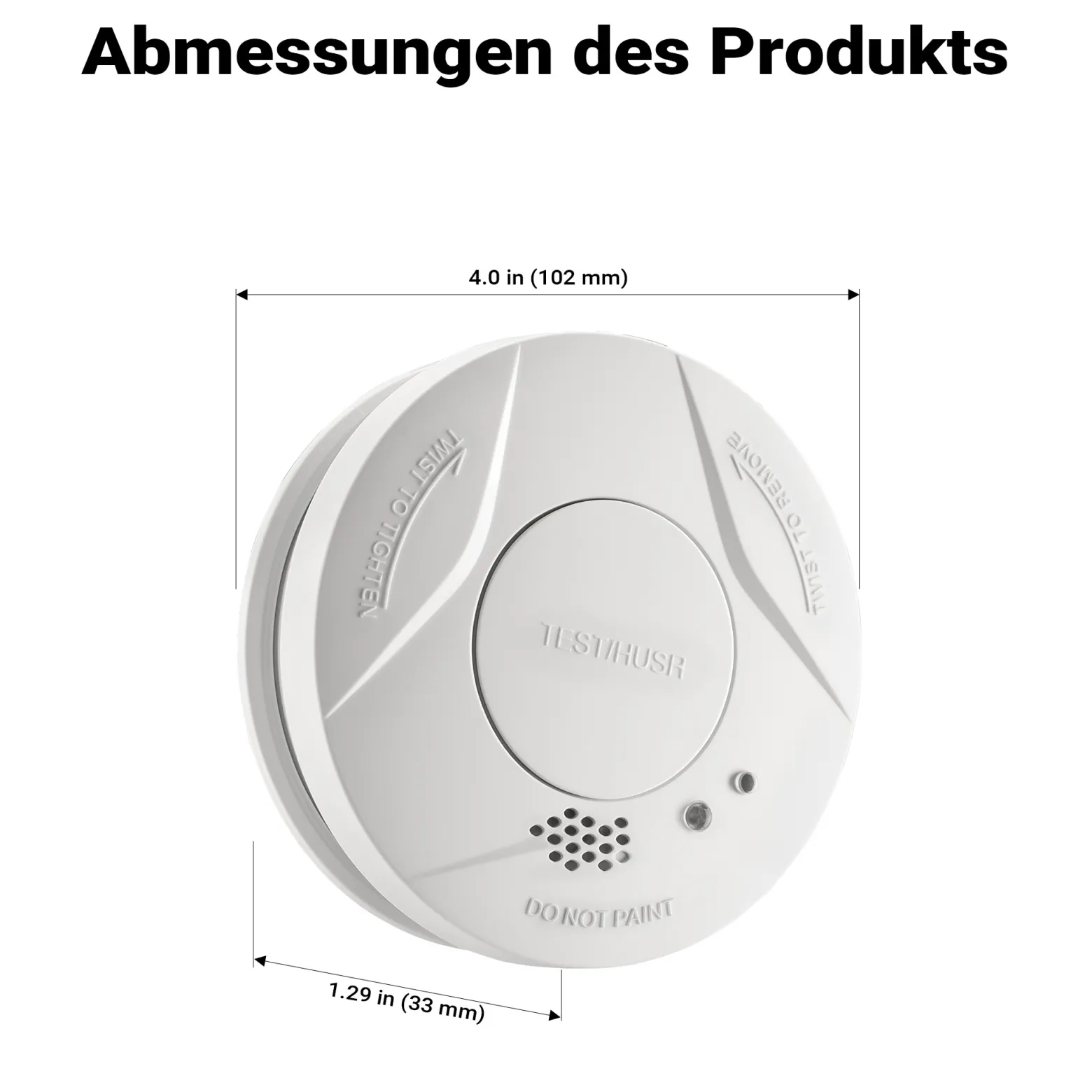 Wiltec 120x Rauchmelder Set mit fest verbauter Batterie 3 V, 10 Jahre wartungsfrei, Feuermelder mit HUSH-Funktion, zuverlässiger Brandschutzmelder 85 dB, effektiver Brandschutz