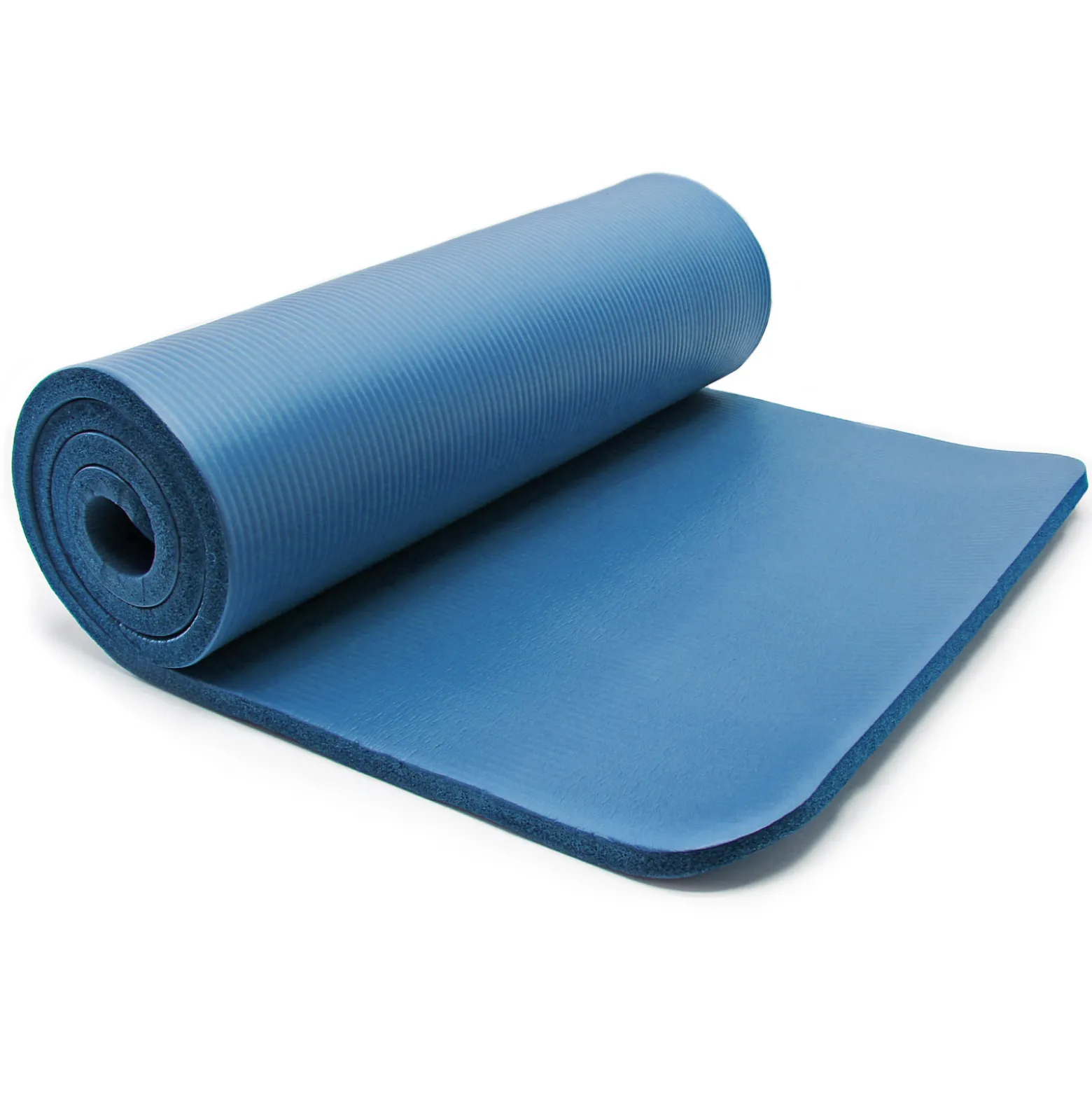 Wiltec Yogamatte blau 190x100x1,5cm Turnmatte Gymnastikmatte Bodenmatte rutschfest extradick Sport