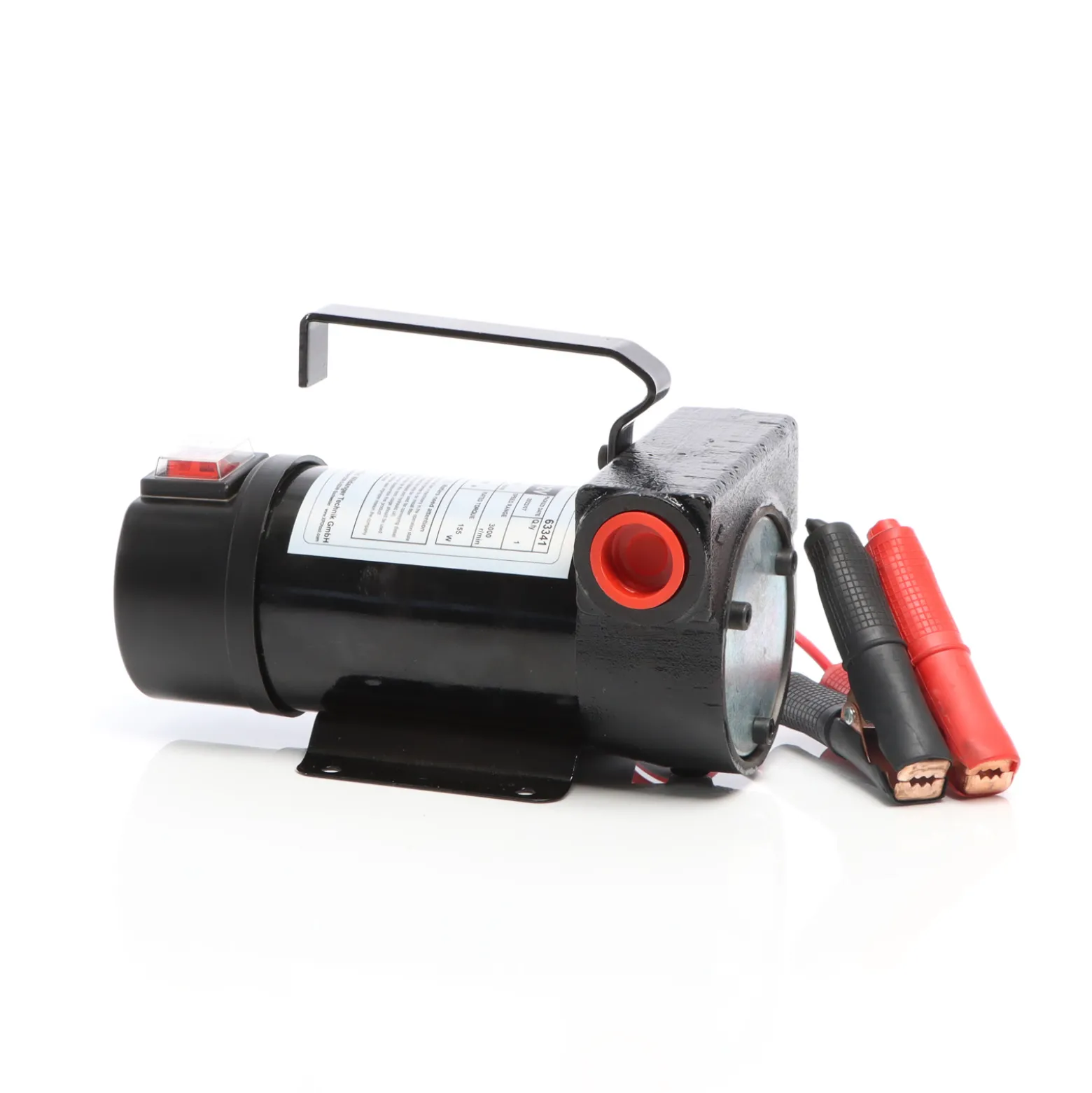 XPOtool Bio Dieselpumpe 12 V, 155 W, 40 l/min, Heizölpumpe selbstansaugend, Absaugpumpe für Diesel, Biodiesel, Heizöl, tragbare mobile Umfüllpumpe