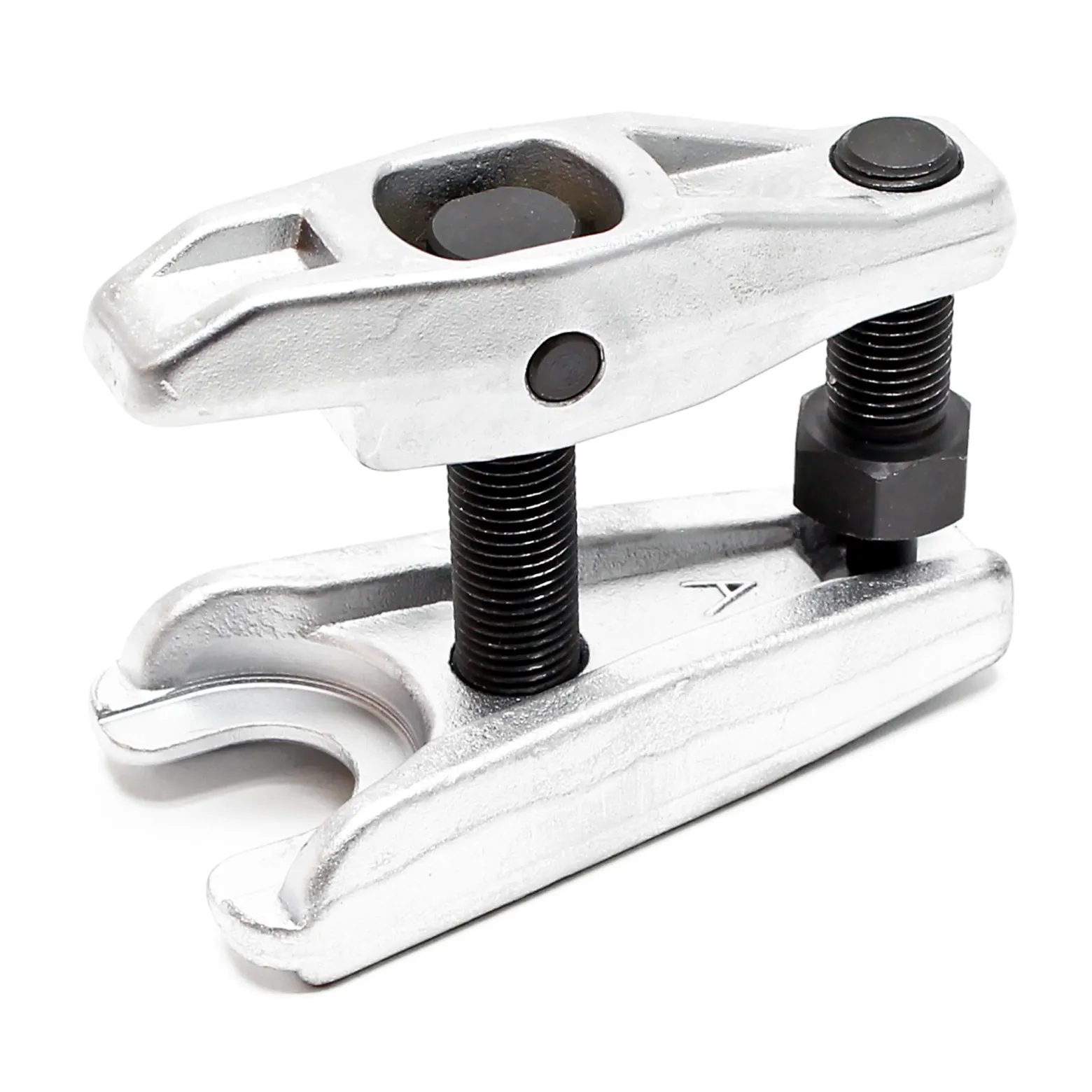 XPOtool Federspanner Satz 7-tlg. 355 mm aus Stahl, mit Klauen- & Kugelgelenkabzieher Montagespanner Audrücker, für Pkw Tuning Tieferlegung, Spannwerkzeug