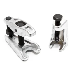 XPOtool Federspanner Satz 7-tlg. 355 mm aus Stahl, mit Klauen- & Kugelgelenkabzieher Montagespanner Audrücker, für Pkw Tuning Tieferlegung, Spannwerkzeug