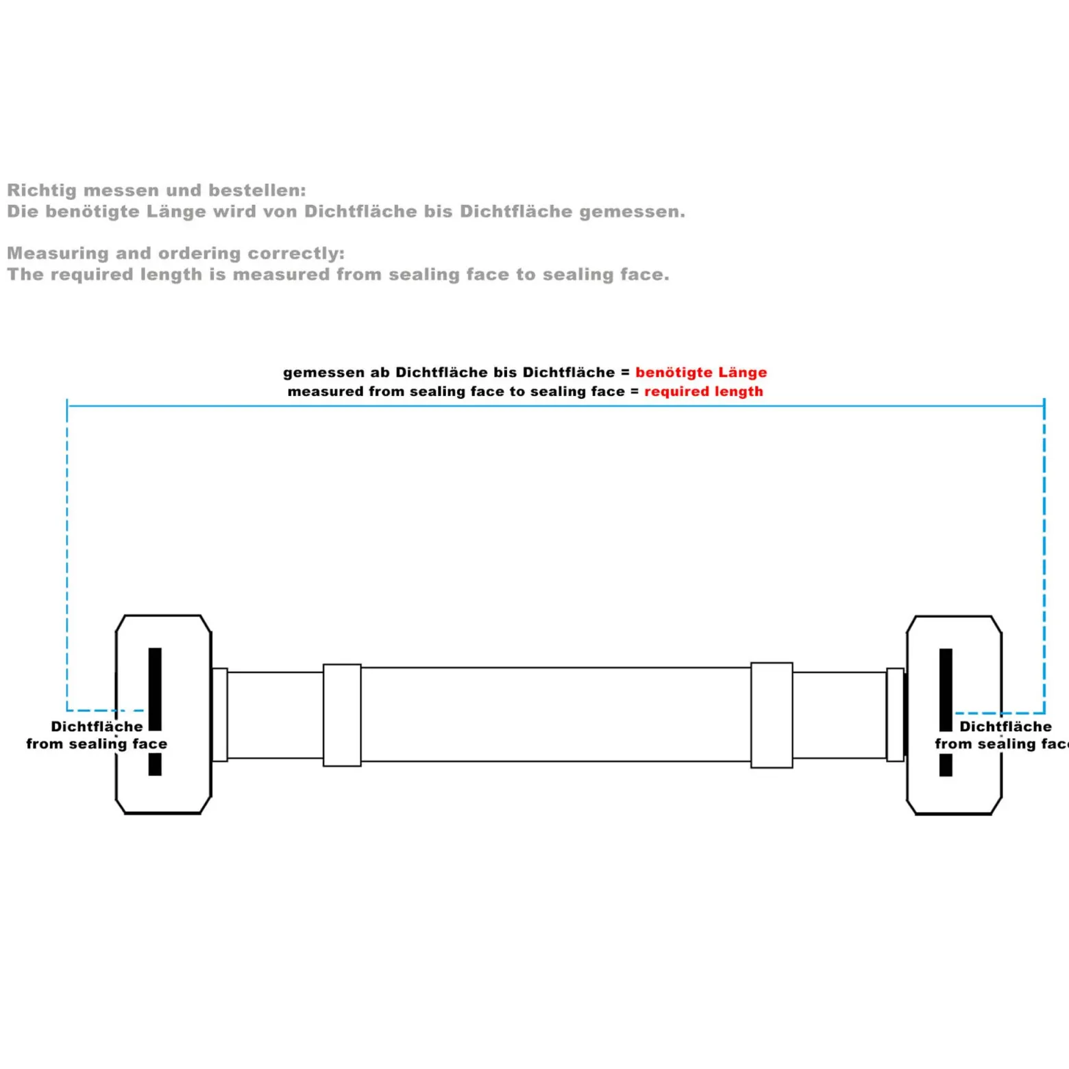 XPOtool Flexschlauch 600 mm Länge, Innendurchmesser DN8, 3/4" AG (26,44 mm), 3/8" Überwurfmutter (14,95 mm), Panzerschlauch Edelstahl EPDM
