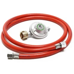 XPOtool Gaskocher Set max. 8 kW mit Gasdruckregler 50 mbar DE und Gasschlauch 1,5 m für Outdoor und Camping Gas Campingkocher