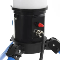XPOtool LED Tower 100W 360° Ausleuchtung Baustrahler 10.000 Lumen Arbeitsstrahler mit Steckdose