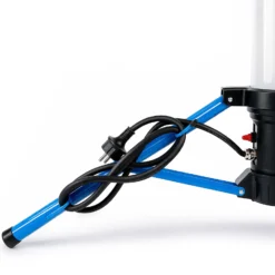 XPOtool LED Tower 150W 360° Ausleuchtung Baustrahler 15.000 Lumen Arbeitsstrahler mit Steckdose