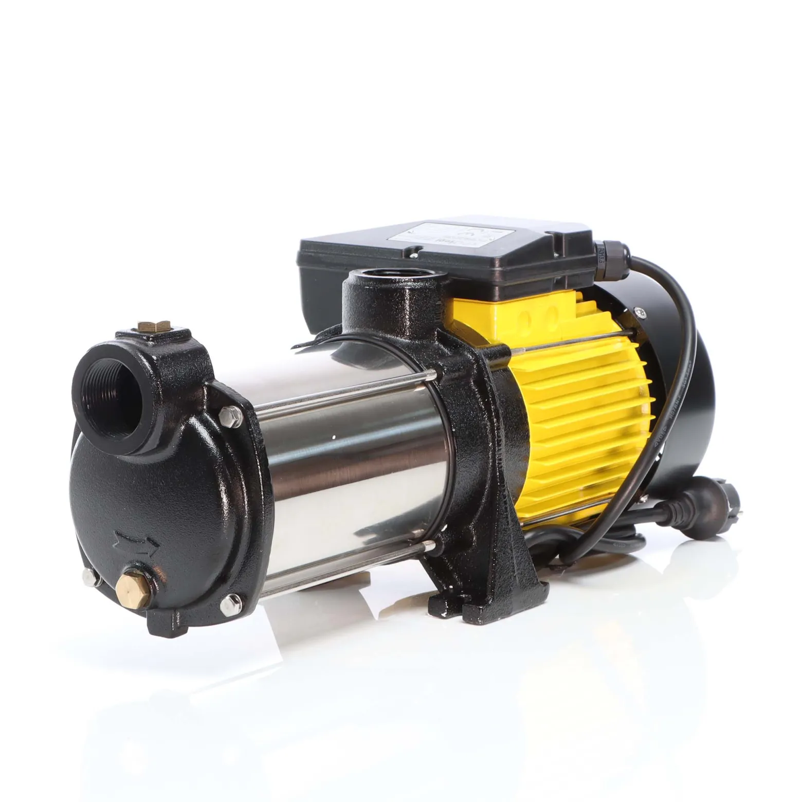 XPOtool Mehrstufige Kreiselpumpe 8700l/h 1100W Förderhöhe 52m, Ansaughöhe 8m, 2850U/min, Wasserpumpe für Hauswasserwerke, Haus und Garten