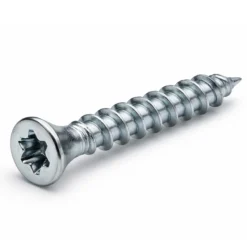 XPOtool Set 50x Edelstahl Clips 6 mm, 60x Sechsrund Schrauben 3,5x20 mm T15 zur Montage von Terrassendiele mit 6 mm Nut