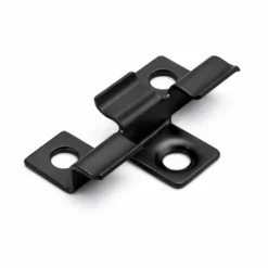 XPOtool Set 50x Edelstahl Clips 7 mm, schwarz, 60x Sechsrund Schrauben 3,5x20 mm T15 zur Montage von Terrassendiele mit 7 mm Nut
