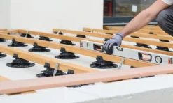 XPOtool Set 20x Stelzlager für Terrassen, 2700kg, 60-138mm, höhenverstellbare Stellfüße für Terrassendielen, Platten und Planken