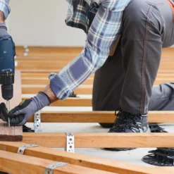 XPOtool Set 60x Stelzlager für Terrassen, 2700kg, 18-28mm, höhenverstellbare Stellfüße für Terrassendielen, Platten und Planken