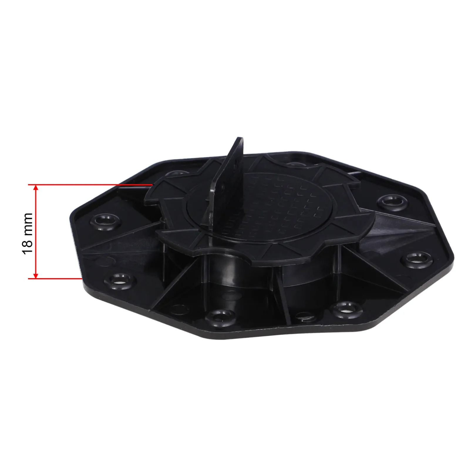 XPOtool Set 60x Stelzlager für Terrassen, 2700kg, 18-28mm, höhenverstellbare Stellfüße für Terrassendielen, Platten und Planken