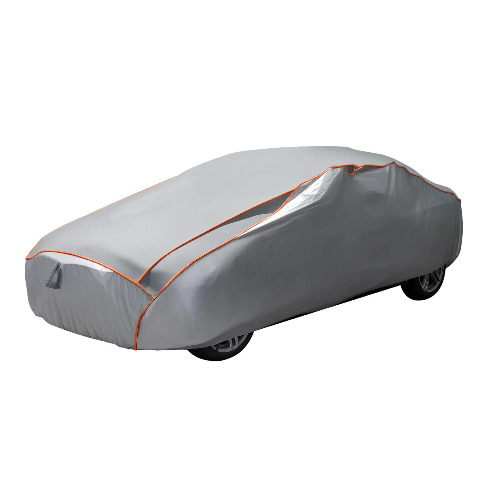 XPOtool Vollgarage für Auto Größe XXL 572x203x119cm Schutz vor Hagel, wasserdicht, lackschonend, Autoabdeckung mit Luftschlitzen, Reflektoren, Spanngurten