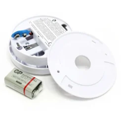 5x Rauchmelder mit 9V Batterie, Lange Lebensdauer, Lautstärke Alarm 85dB, Brandmelder kabellos, DIN EN 14604