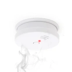 120x Rauchmelder mit 9V Batterie, Lange Lebensdauer, Lautstärke Alarm 85dB, Brandmelder kabellos, DIN EN 14604