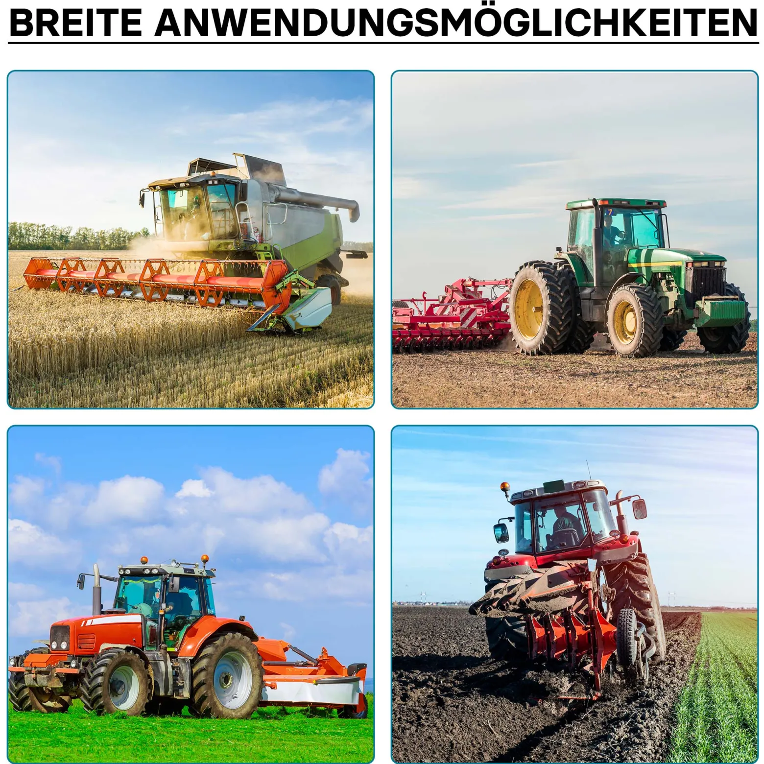 Zapfwellen Keilwelle C2 300 mm Vielkeilwelle für PTO-Shaft mit 1 3/4" Z6 6 Zähne Traktor Anbaugerät