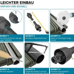 Zapfwelle T4 Gelenkwelle 650mm 460Nm 540U/min, PTO-Shaft, 40kW (55PS), 2x 1 3/8